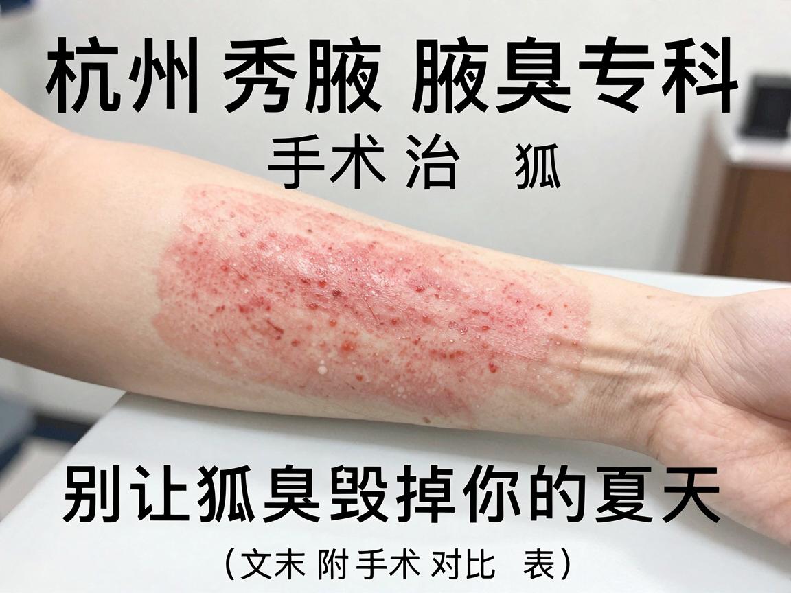 杭州腋秀腋臭专科，手术治狐臭，别让狐臭毁掉你的夏天（文末附手术对比表）