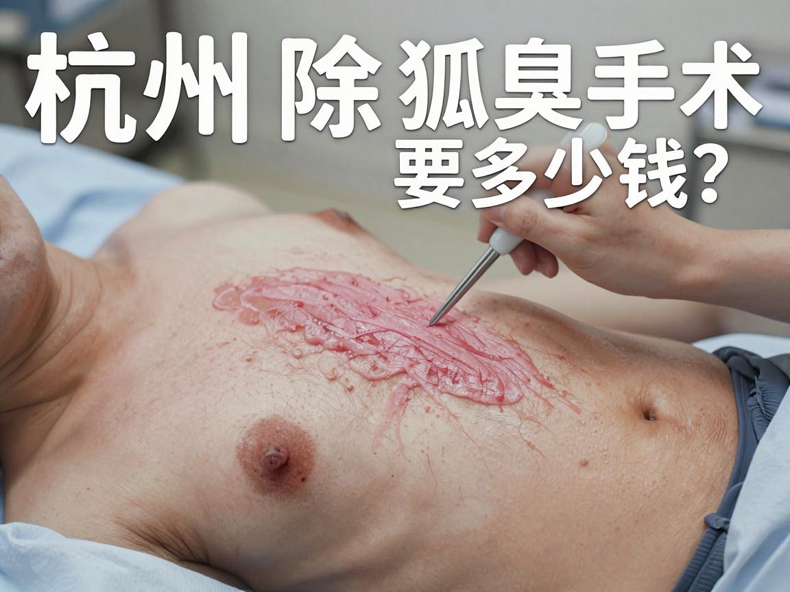 杭州除狐臭手术要多少钱？除狐臭手术费用到底值不值？