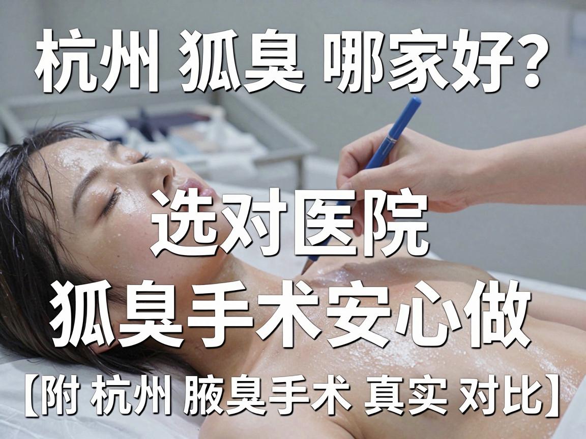 杭州狐臭手术哪家好？选对医院，狐臭手术安心做（附杭州腋臭手术真实对比）