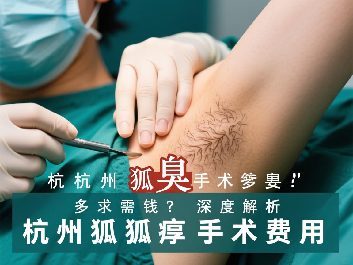 杭州狐臭手术需要多少钱？深度解析杭州狐臭手术费用