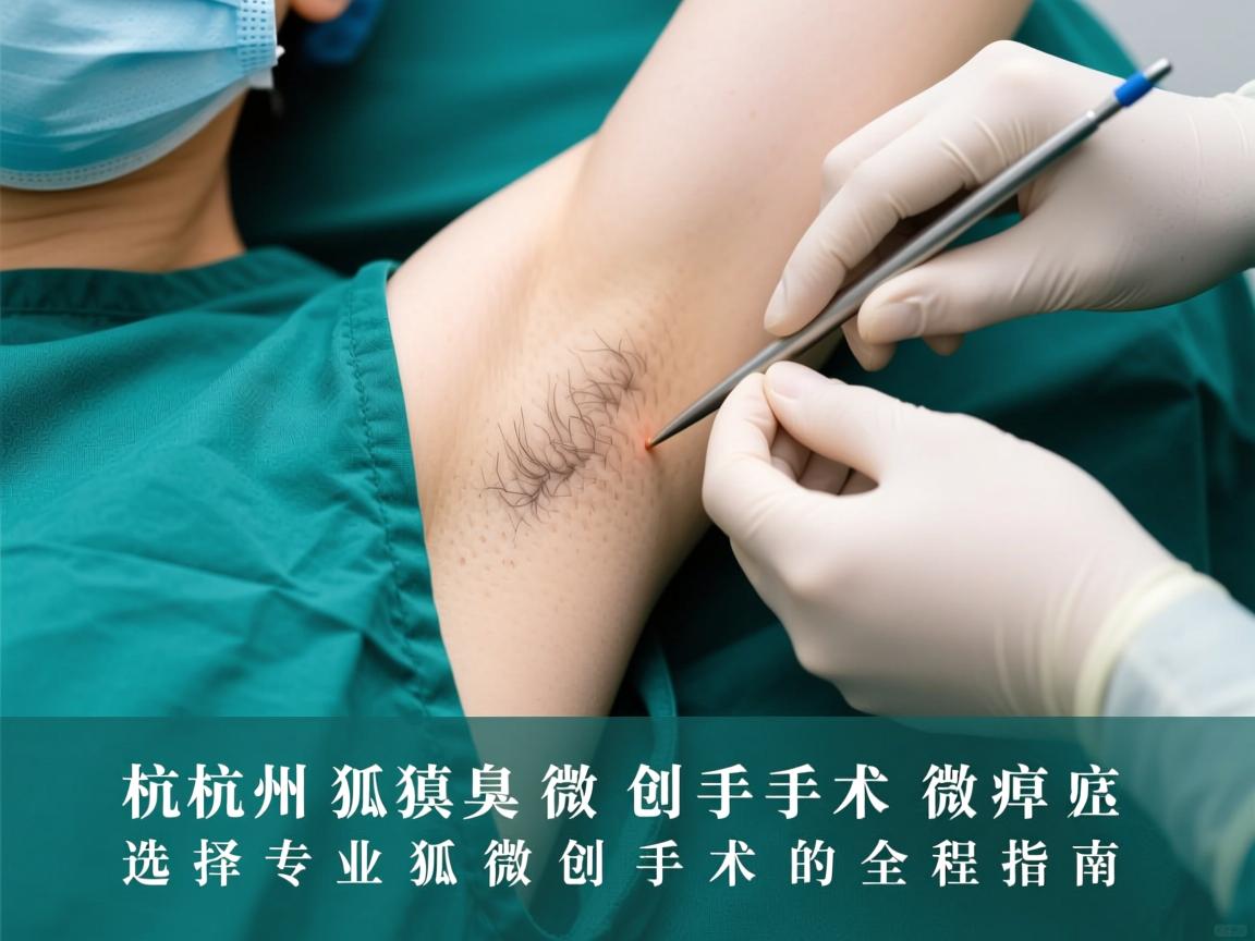 杭州狐臭微创手术,选择专业狐臭微创手术的全程指南 杭州狐臭微创手术,选择专业狐臭微创手术的全程指南