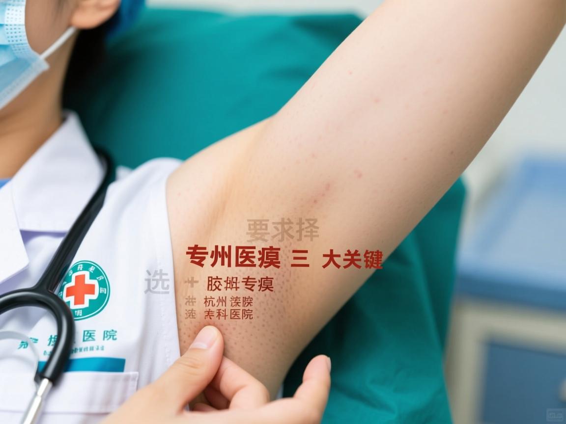 杭州腋臭专科医院深度解析，选择杭州腋臭专科医院的三大关键