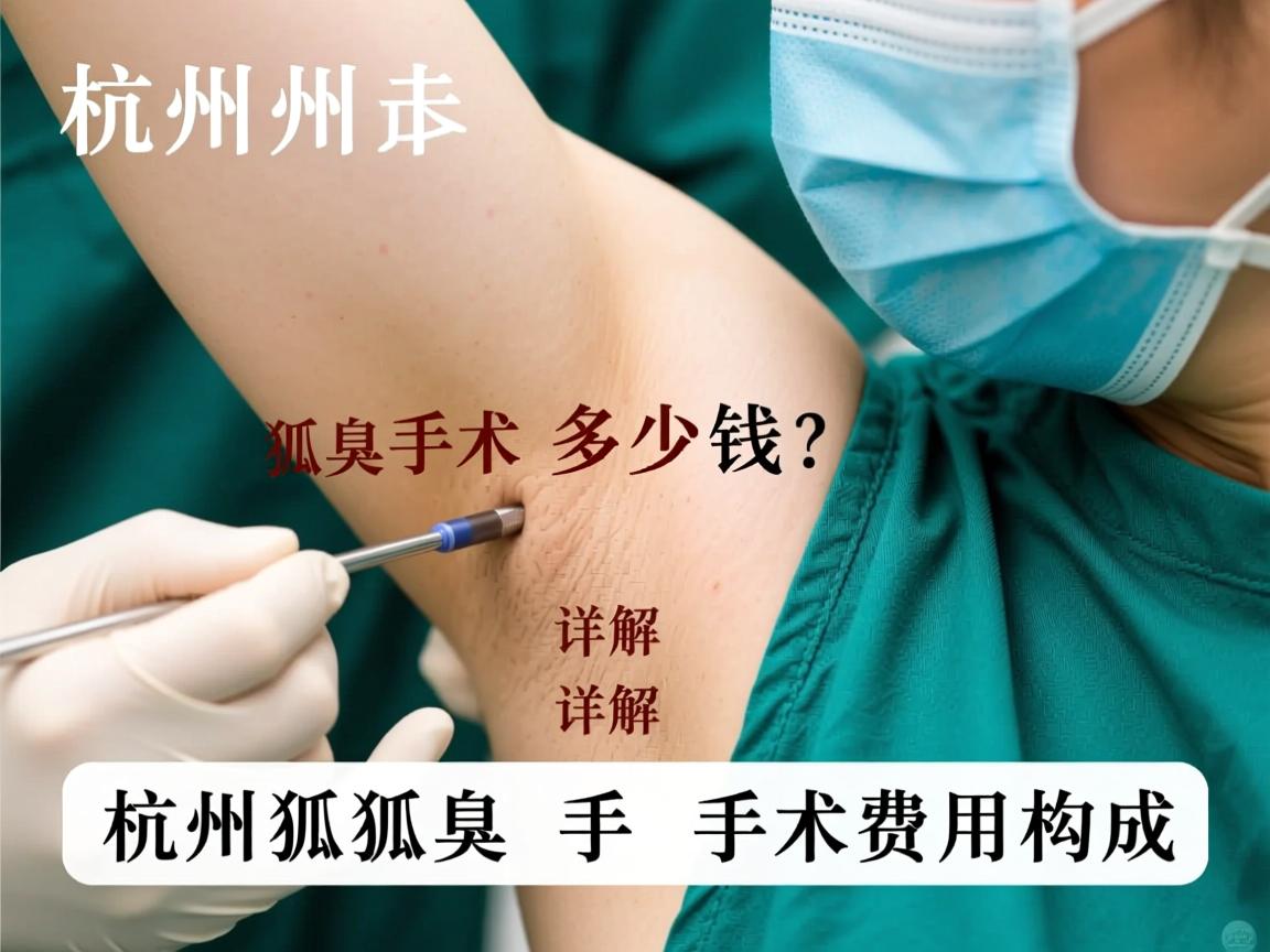 杭州狐臭手术多少钱?详解杭州狐臭手术费用构成 杭州狐臭手术多少钱?详解杭州狐臭手术费用构成