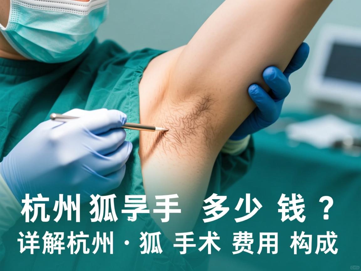 杭州狐臭手术多少钱?详解杭州狐臭手术费用构成 杭州狐臭手术多少钱?详解杭州狐臭手术费用构成
