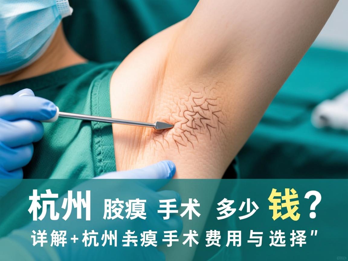杭州腋臭手术多少钱？详解杭州腋臭手术费用与选择