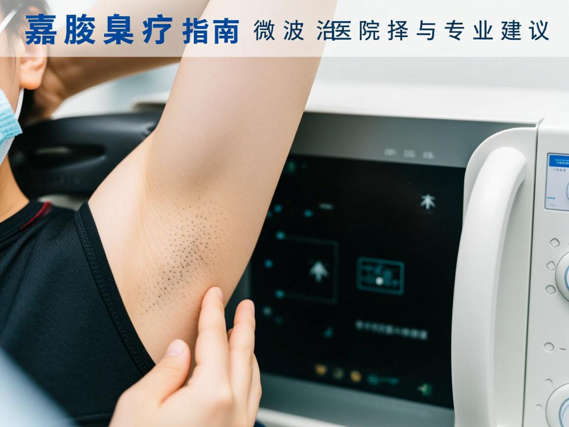 嘉兴腋臭治疗指南，微波治疗腋臭的医院选择与专业建议