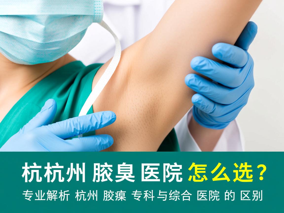 杭州腋臭医院怎么选?专业解析杭州腋臭专科与综合医院的区别 杭州腋臭医院怎么选?专业解析杭州腋臭专科与综合医院的区别