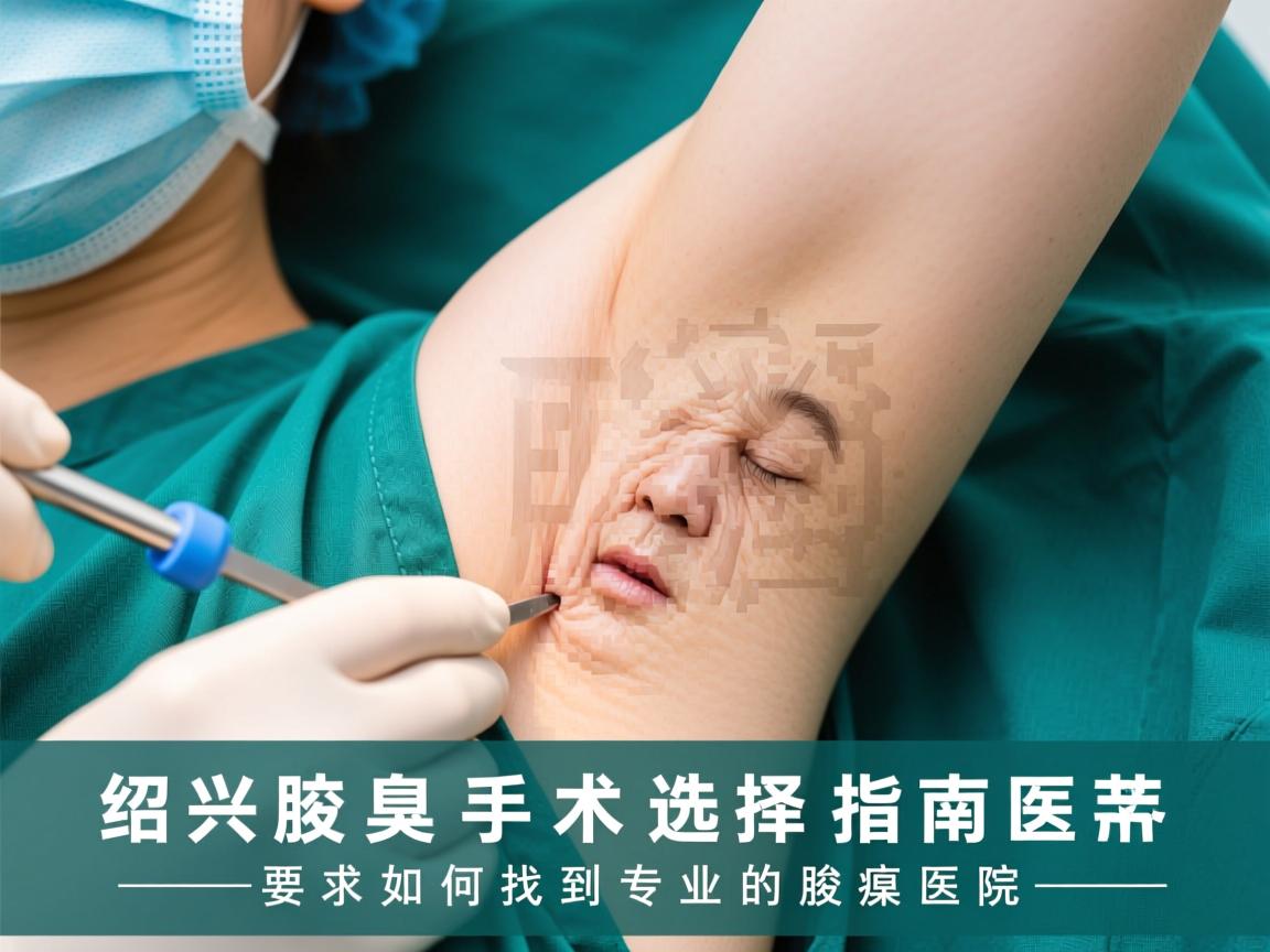 绍兴腋臭手术选择指南，如何找到专业的腋臭医院