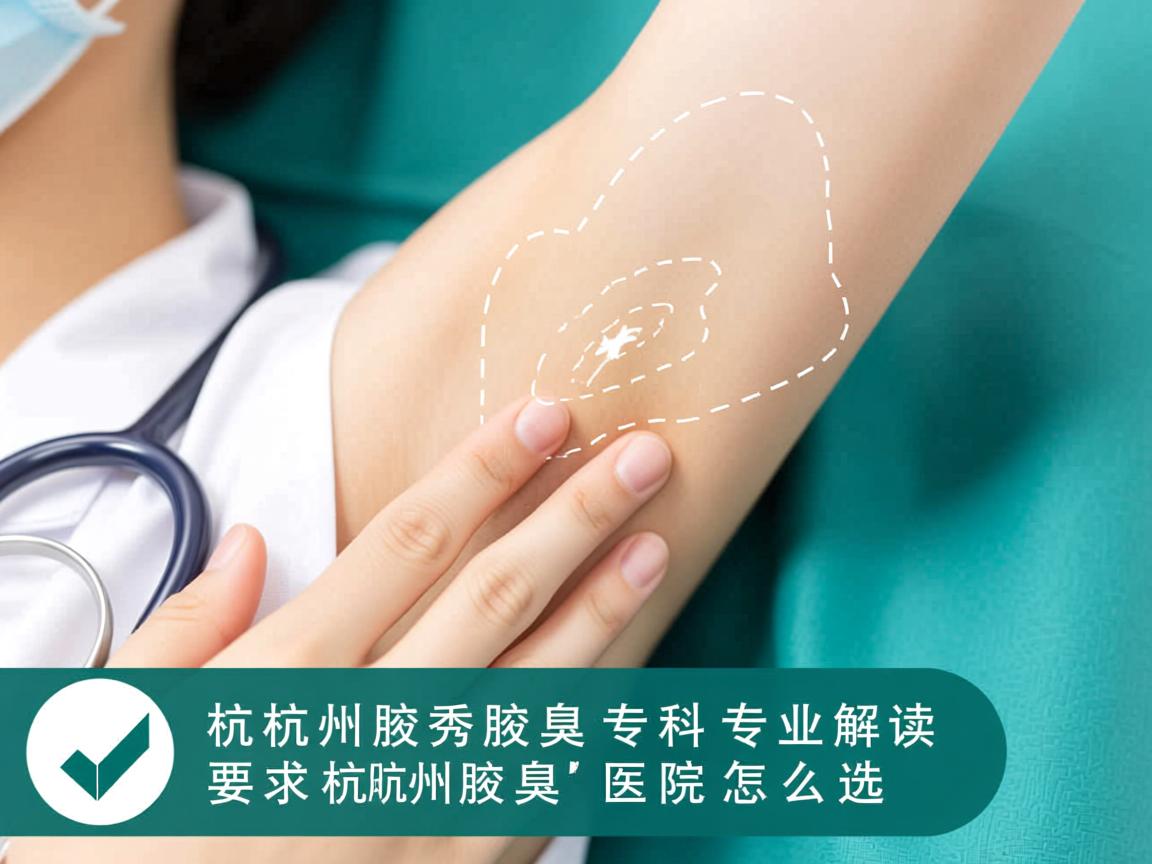 杭州腋秀腋臭专科,专业解读杭州腋臭医院怎么选 杭州腋秀腋臭专科,专业解读杭州腋臭医院怎么选