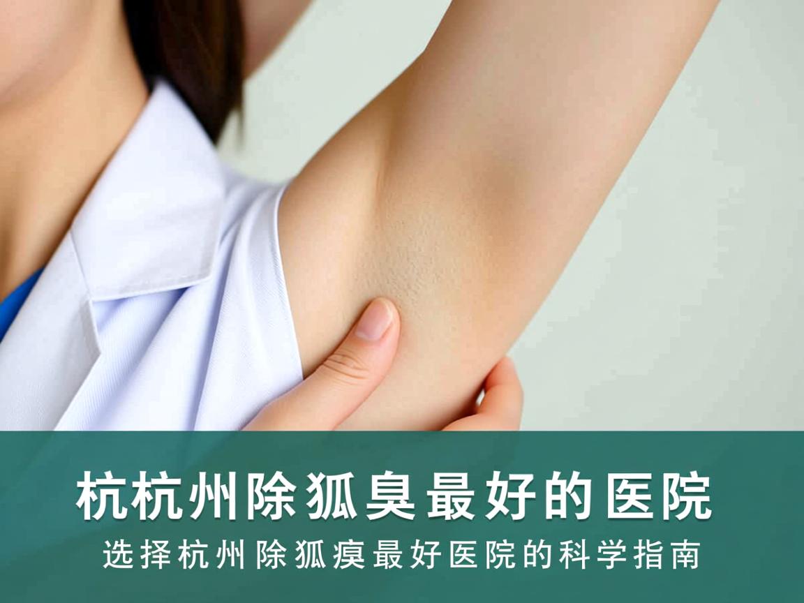 杭州除狐臭最好的医院，选择杭州除狐臭最好医院的科学指南