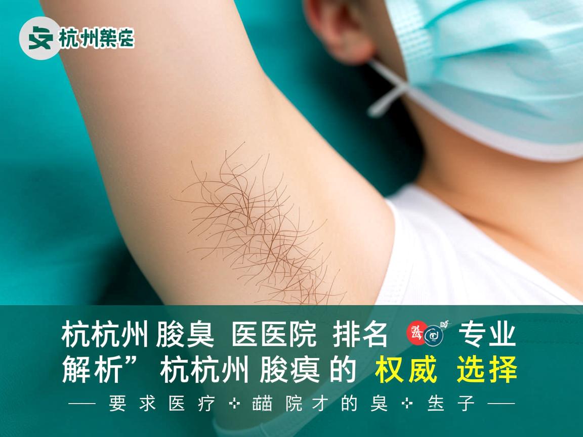 杭州腋臭医院排名，专业解析杭州腋臭医院的权威选择