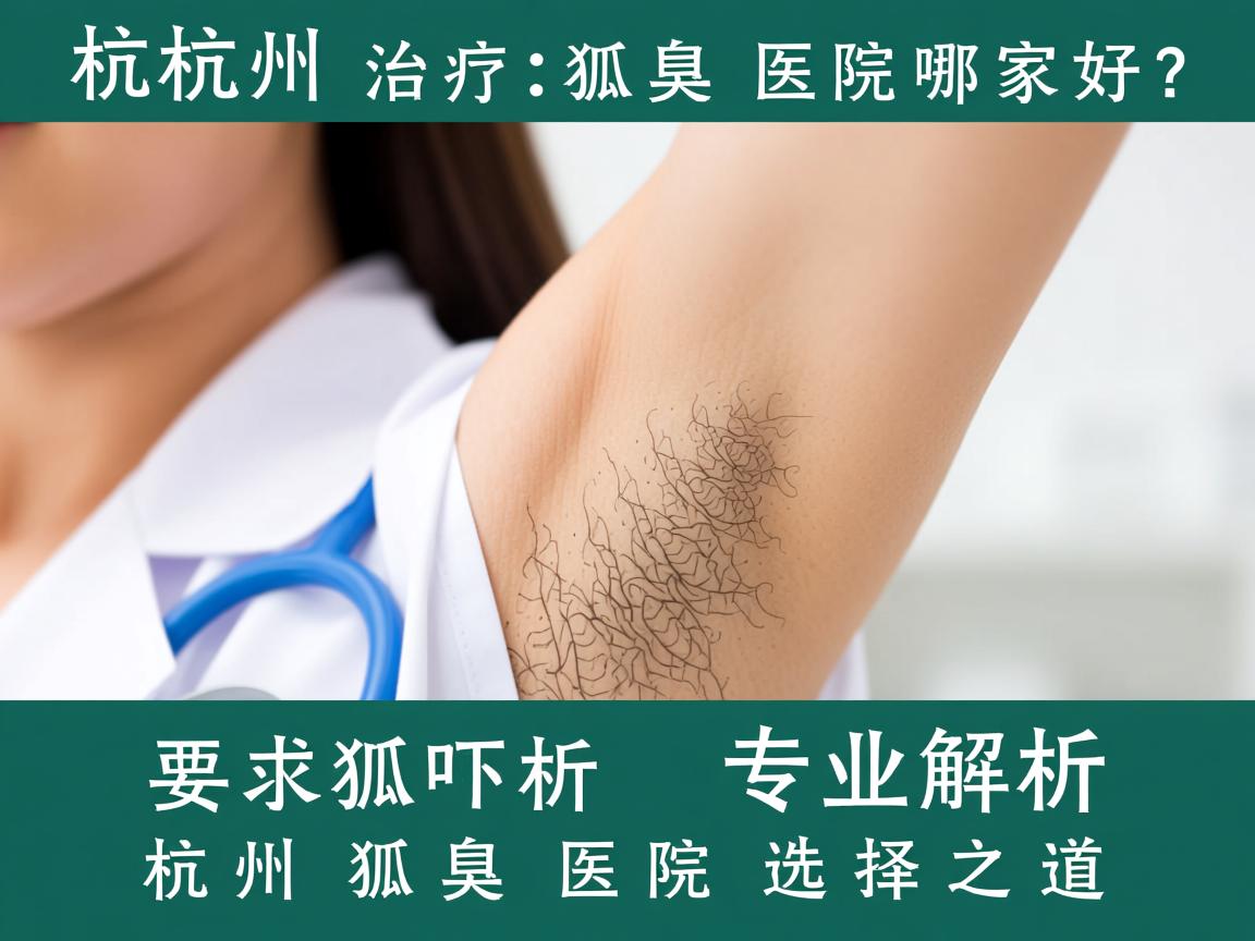 杭州治疗狐臭医院哪家好?专业解析杭州狐臭医院选择之道 杭州治疗狐臭医院哪家好?专业解析杭州狐臭医院选择之道