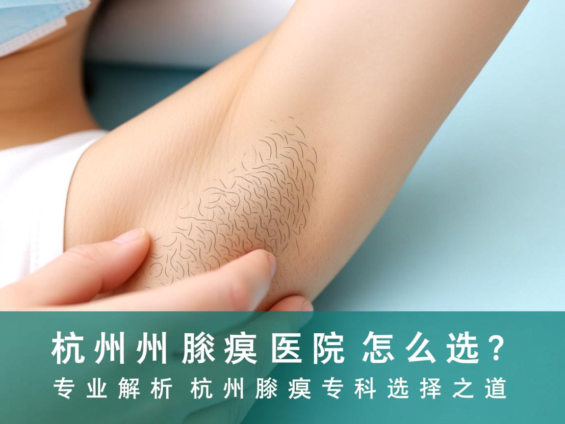 杭州腋臭医院怎么选?专业解析杭州腋臭专科选择之道 杭州腋臭医院怎么选?专业解析杭州腋臭专科选择之道