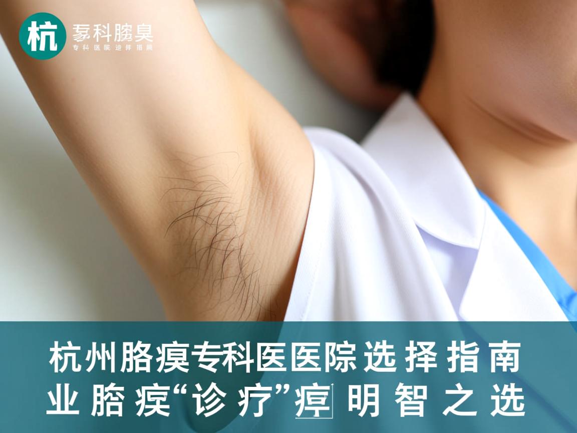 杭州腋臭专科医院选择指南,专业腋臭诊疗的明智之选 杭州腋臭专科医院选择指南,专业腋臭诊疗的明智之选