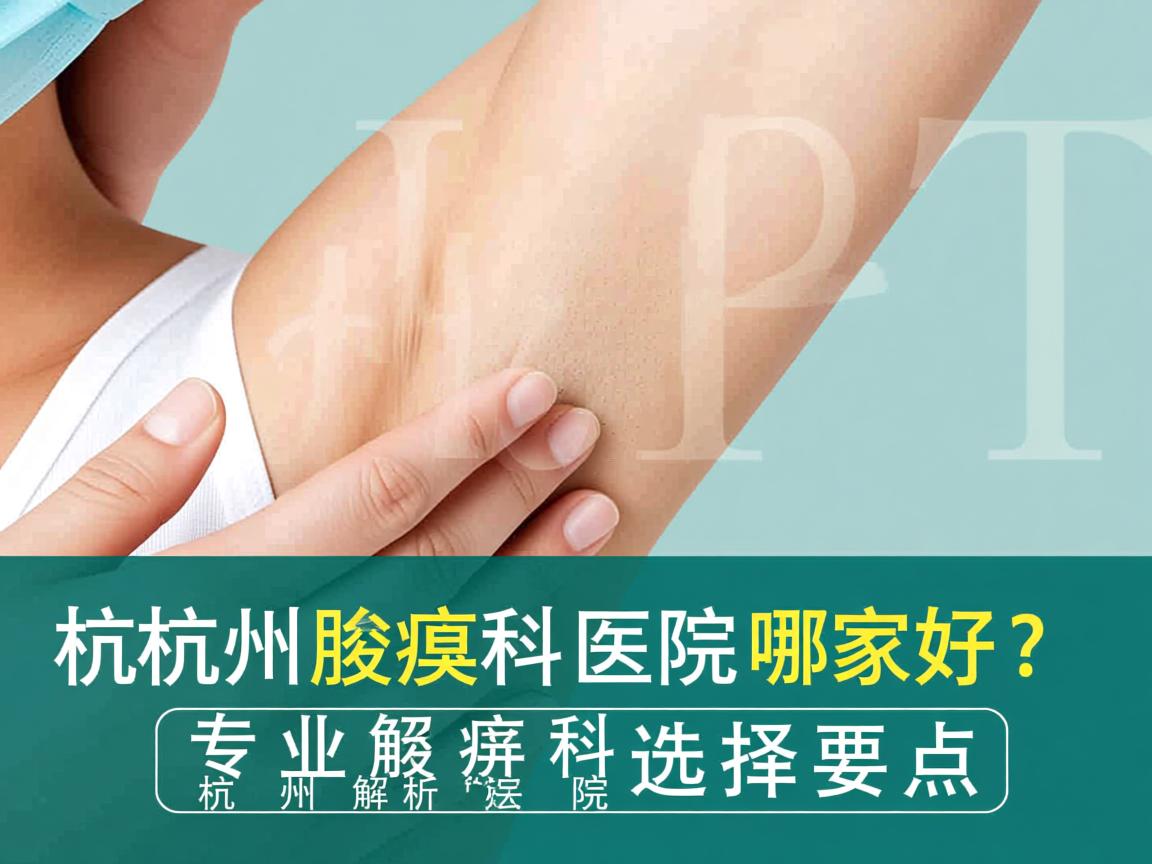 杭州腋臭科医院哪家好?专业解析杭州腋臭科医院的选择要点 杭州腋臭科医院哪家好?专业解析杭州腋臭科医院的选择要点