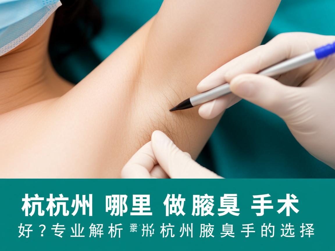 杭州哪里做腋臭手术做的好?专业解析杭州腋臭手术的选择 杭州哪里做腋臭手术做的好?专业解析杭州腋臭手术的选择