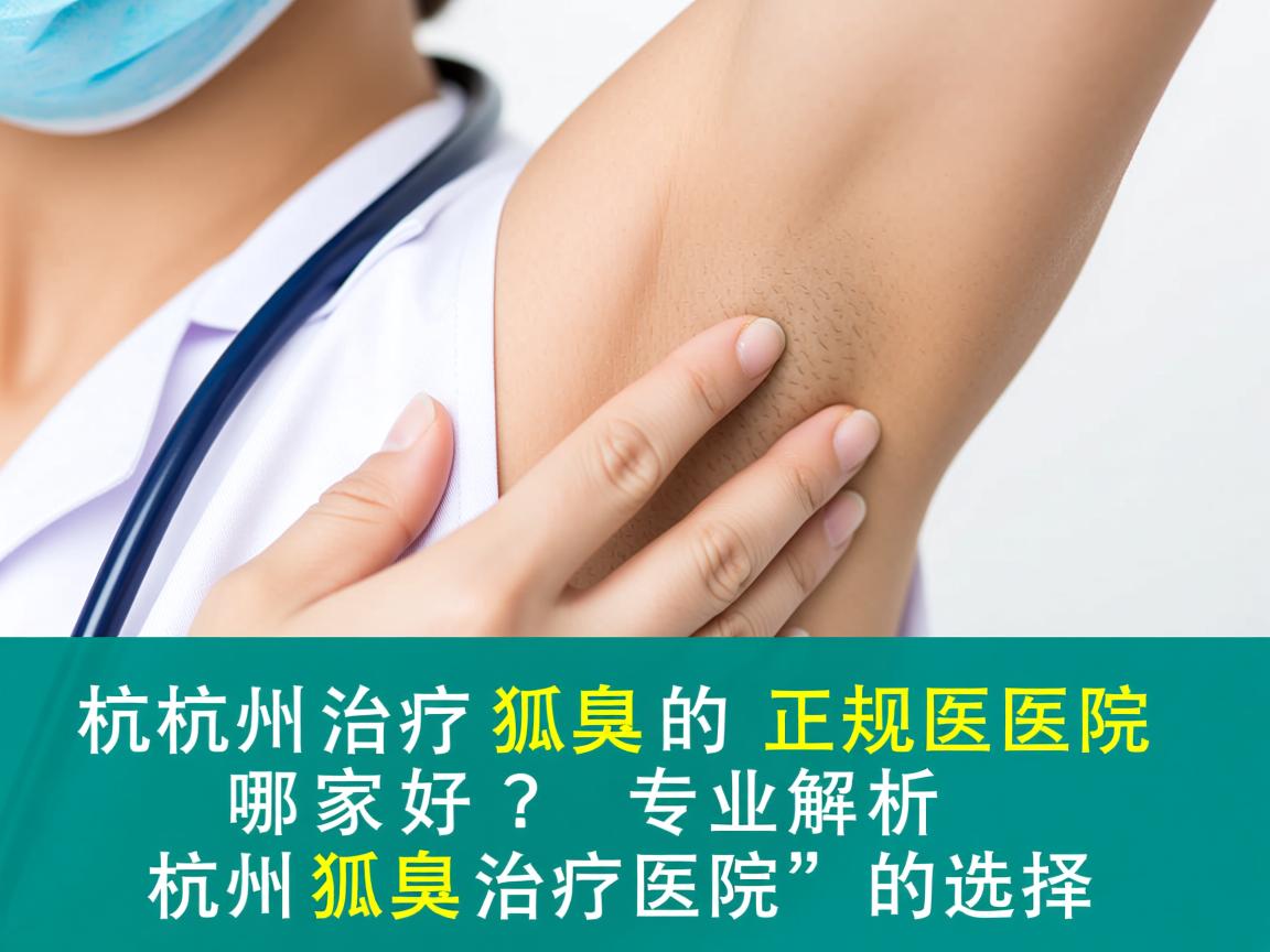 杭州治疗狐臭的正规医院哪家好?专业解析杭州狐臭治疗医院的选择 杭州治疗狐臭的正规医院哪家好?专业解析杭州狐臭治疗医院的选择
