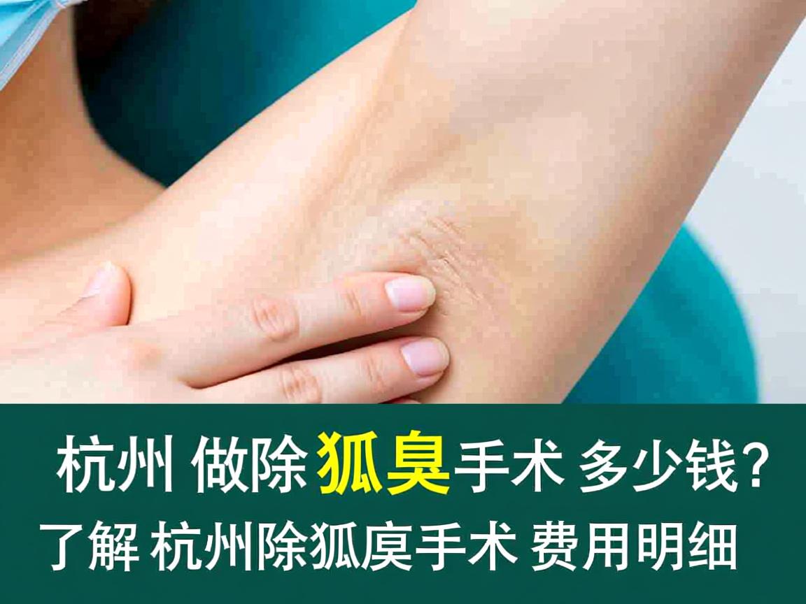 杭州做除狐臭手术多少钱?了解杭州除狐臭手术费用明细 杭州做除狐臭手术多少钱?了解杭州除狐臭手术费用明细