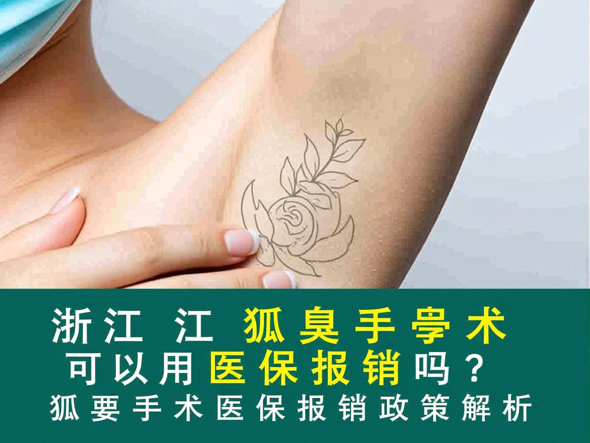 浙江狐臭手术可以用医保报销吗?狐臭手术医保报销政策解析 浙江狐臭手术可以用医保报销吗?狐臭手术医保报销政策解析