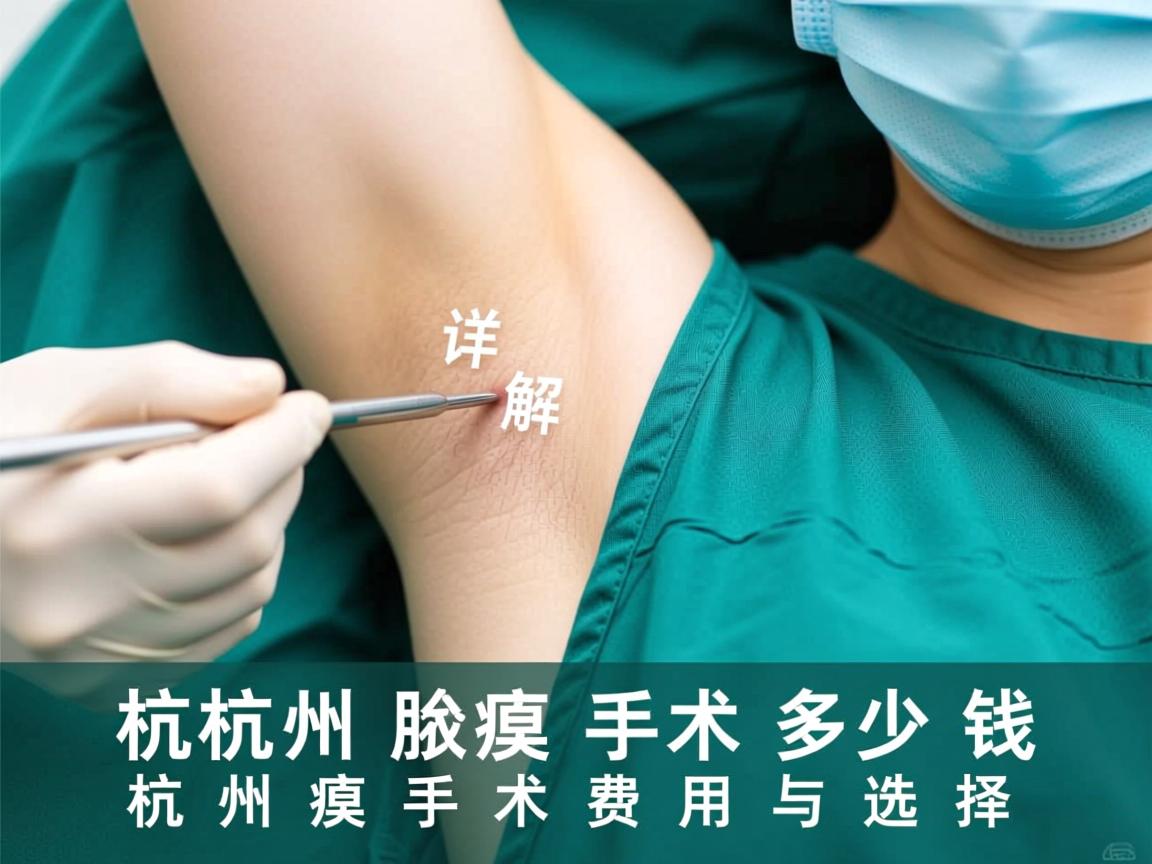 杭州腋臭手术多少钱,详解杭州腋臭手术费用与选择 杭州腋臭手术多少钱,详解杭州腋臭手术费用与选择
