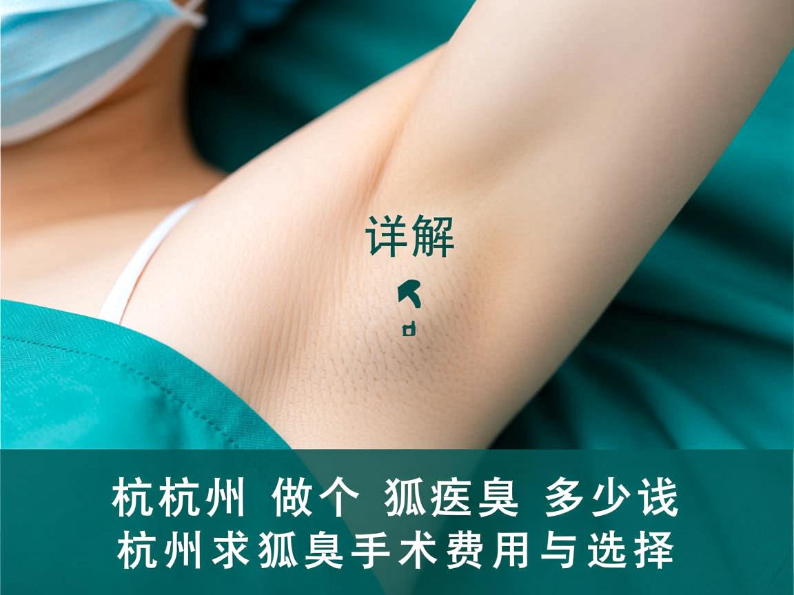 杭州做个狐臭多少钱,详解杭州狐臭手术费用与选择 杭州做个狐臭多少钱,详解杭州狐臭手术费用与选择