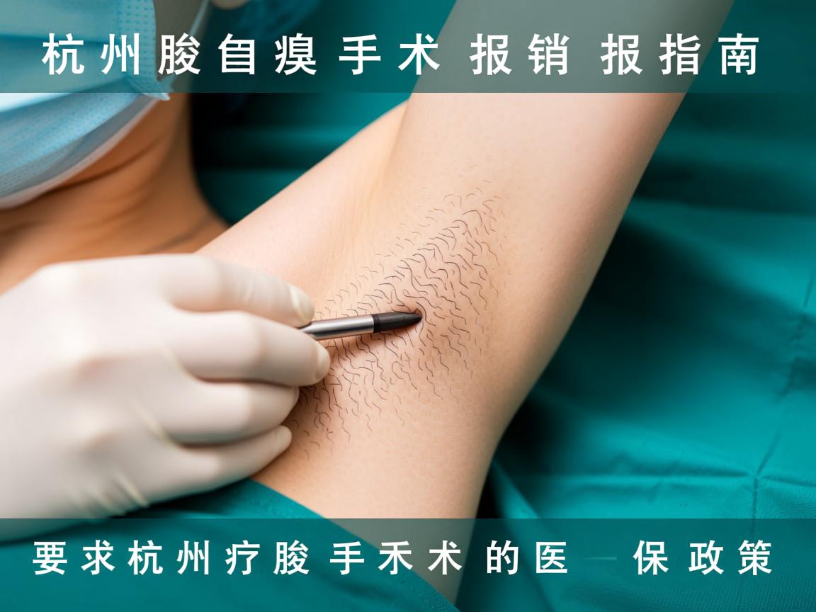 杭州腋臭手术报销指南,解析杭州腋臭手术的医保政策 杭州腋臭手术报销指南,解析杭州腋臭手术的医保政策