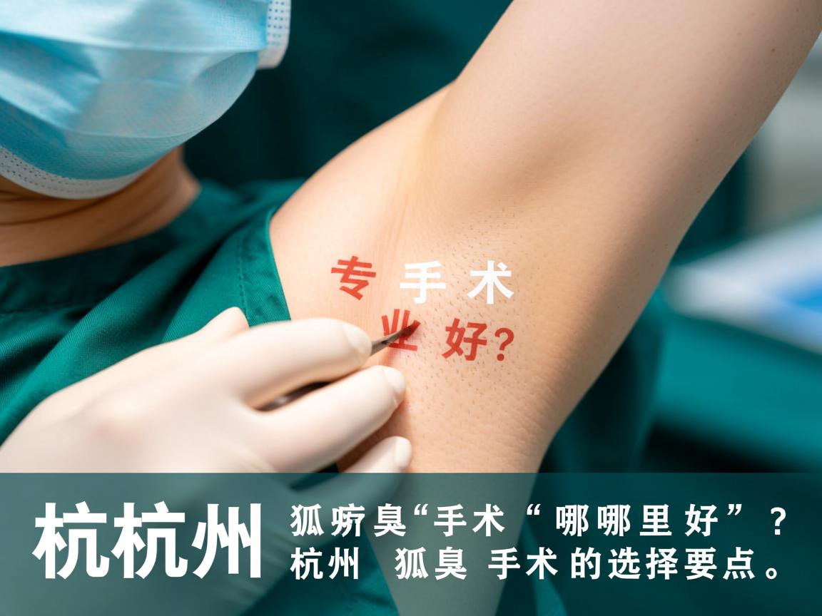 杭州狐臭手术哪里好?专业解析杭州狐臭手术的选择要点 杭州狐臭手术哪里好?专业解析杭州狐臭手术的选择要点