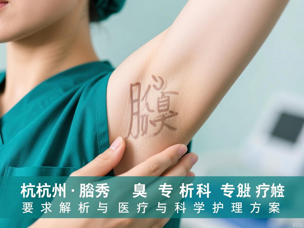 杭州腋秀腋臭专科,专业解析腋臭医疗与科学护理方案 杭州腋秀腋臭专科,专业解析腋臭医疗与科学护理方案