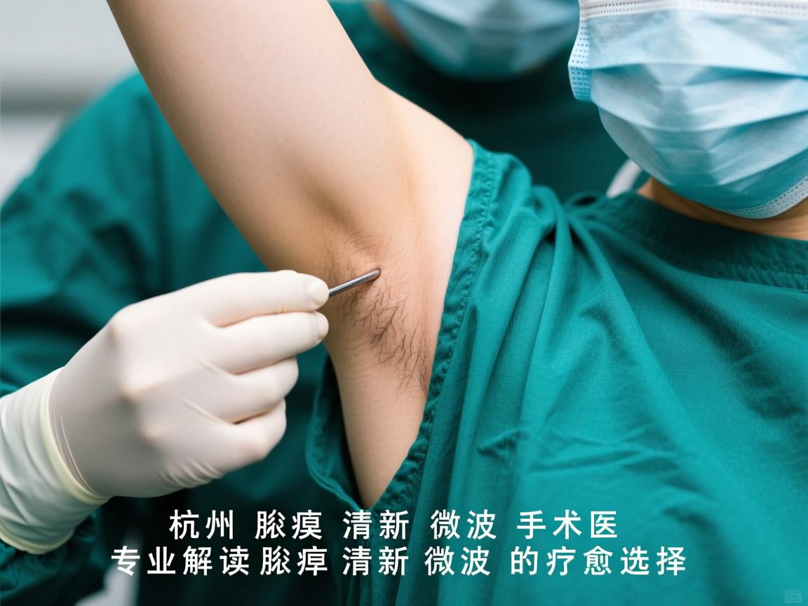 杭州腋臭清新微波手术，专业解读腋臭清新微波的疗愈选择
