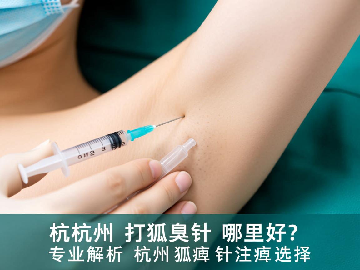 杭州打狐臭针哪里好？专业解析杭州狐臭针注射选择