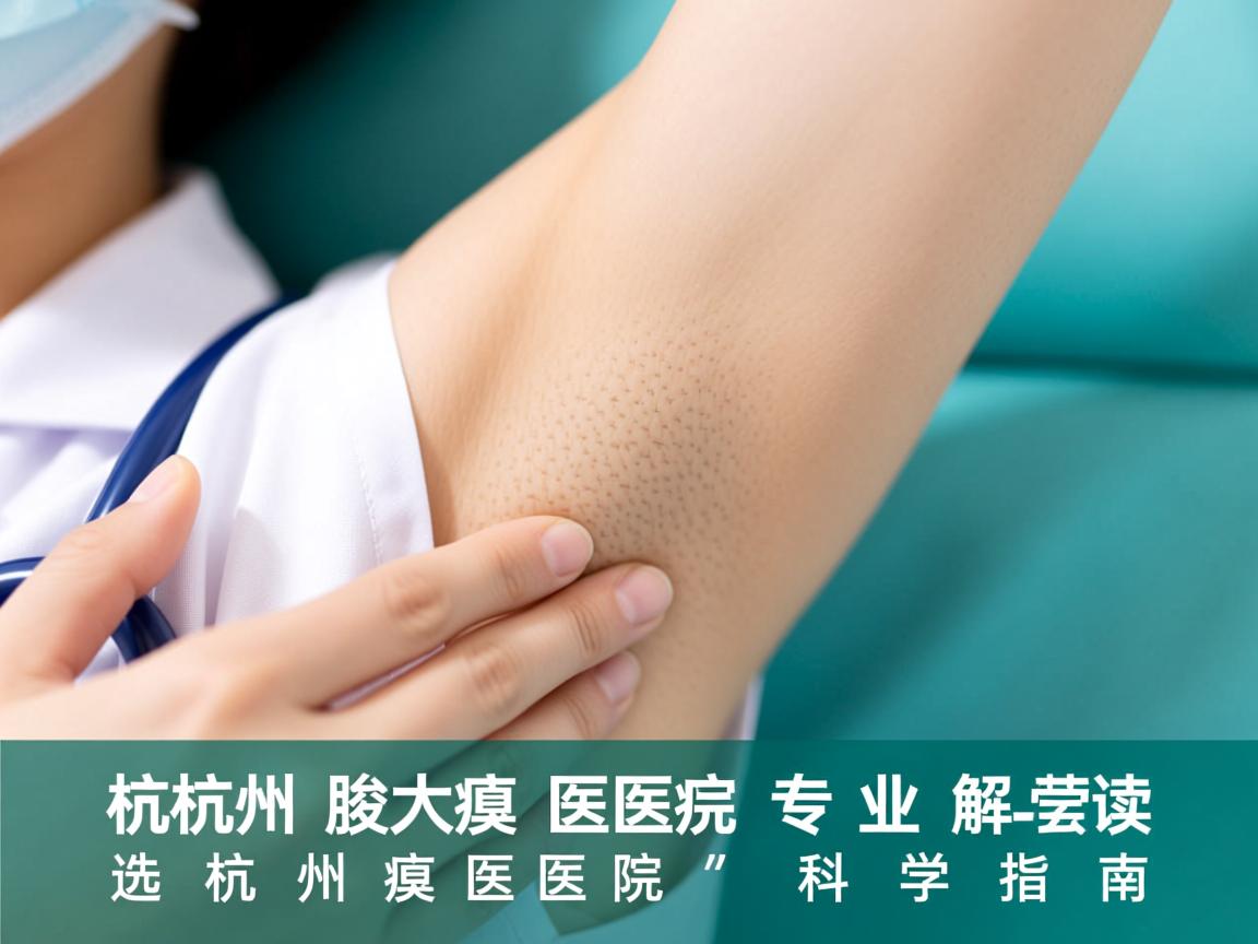 杭州腋臭医院专业解读，选择杭州腋臭医院的科学指南