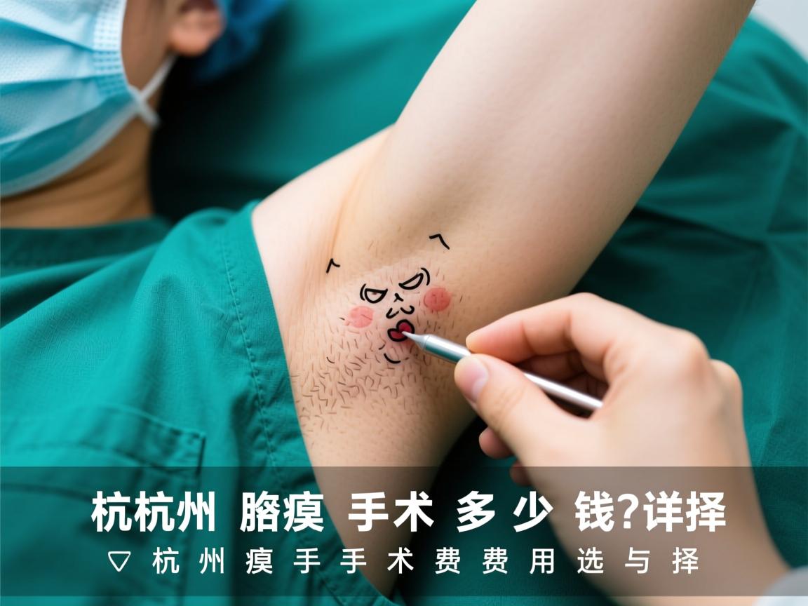杭州腋臭手术多少钱？详解杭州腋臭手术费用与选择