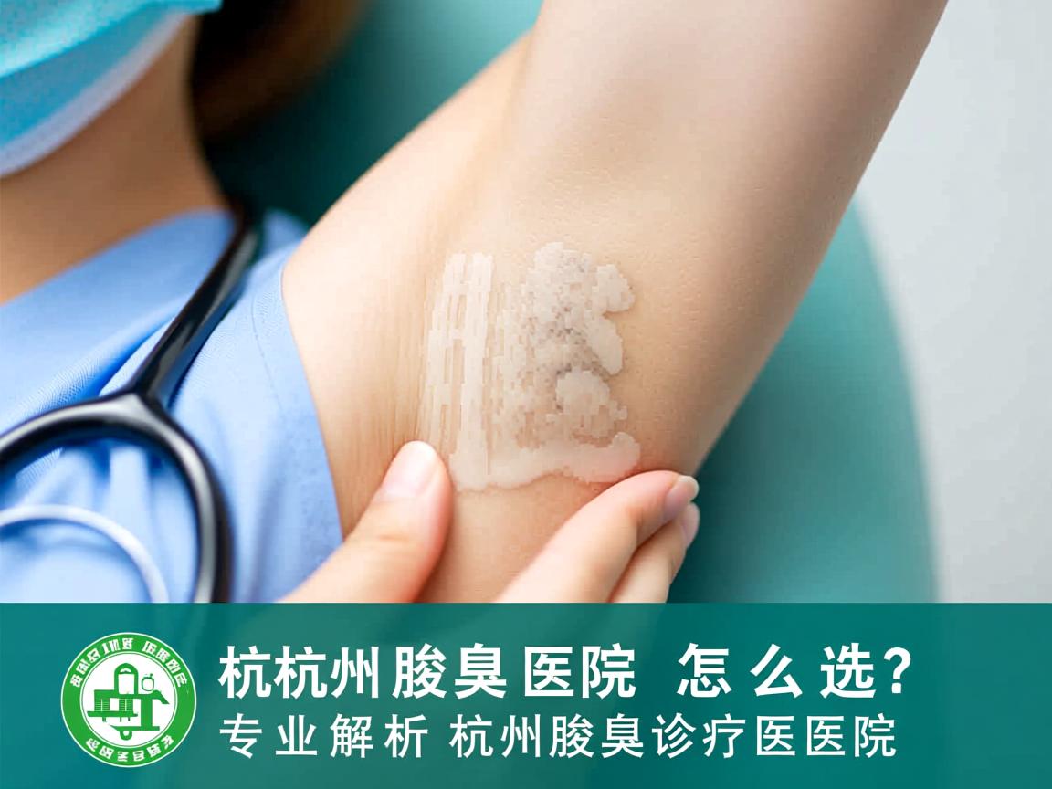 杭州腋臭医院怎么选？专业解析杭州腋臭诊疗医院