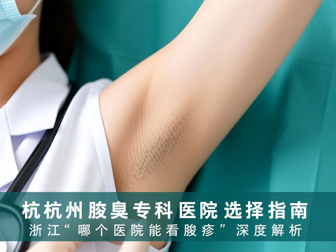 杭州腋臭专科医院选择指南,浙江哪个医院能看腋臭的深度解析 杭州腋臭专科医院选择指南,浙江哪个医院能看腋臭的深度解析