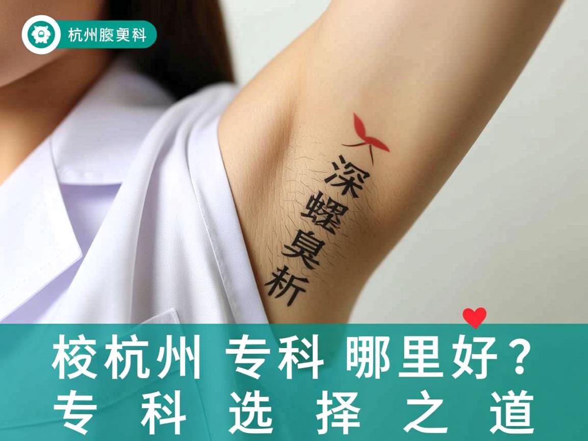 杭州腋臭专科哪里好?深度解析杭州腋臭专科选择之道 杭州腋臭专科哪里好?深度解析杭州腋臭专科选择之道