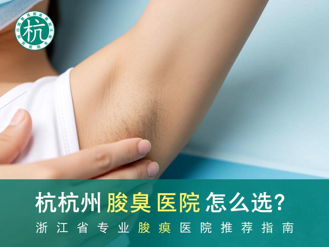 杭州腋臭医院怎么选？浙江省专业腋臭医院推荐指南