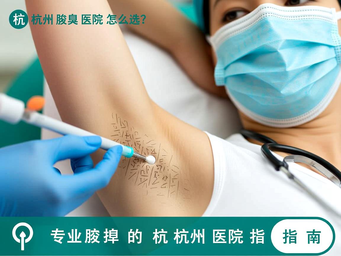 杭州腋臭医院怎么选？专业治腋臭的杭州医院指南
