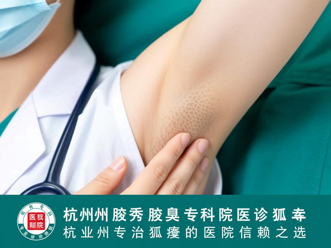 杭州腋秀腋臭专科医院，专业诊疗狐臭，杭州专治狐臭的医院信赖之选