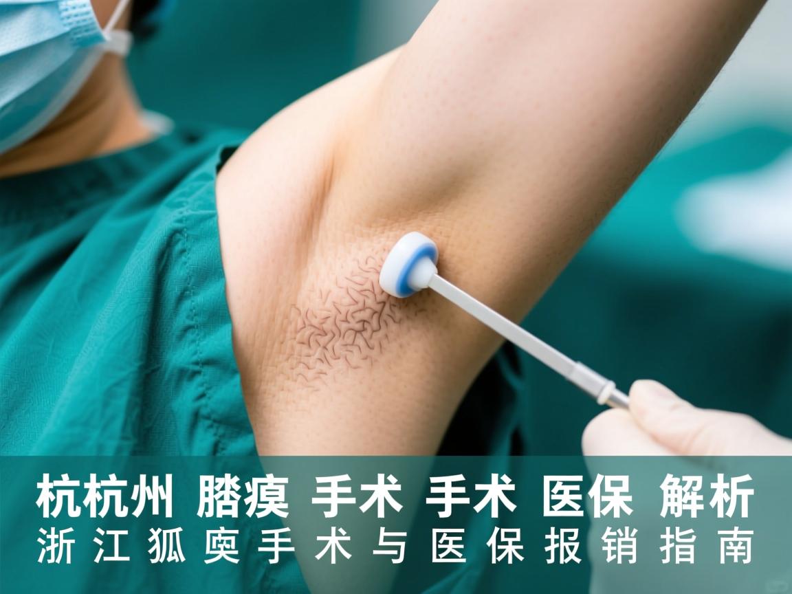 杭州腋臭手术医保解析，浙江狐臭手术与医保报销指南