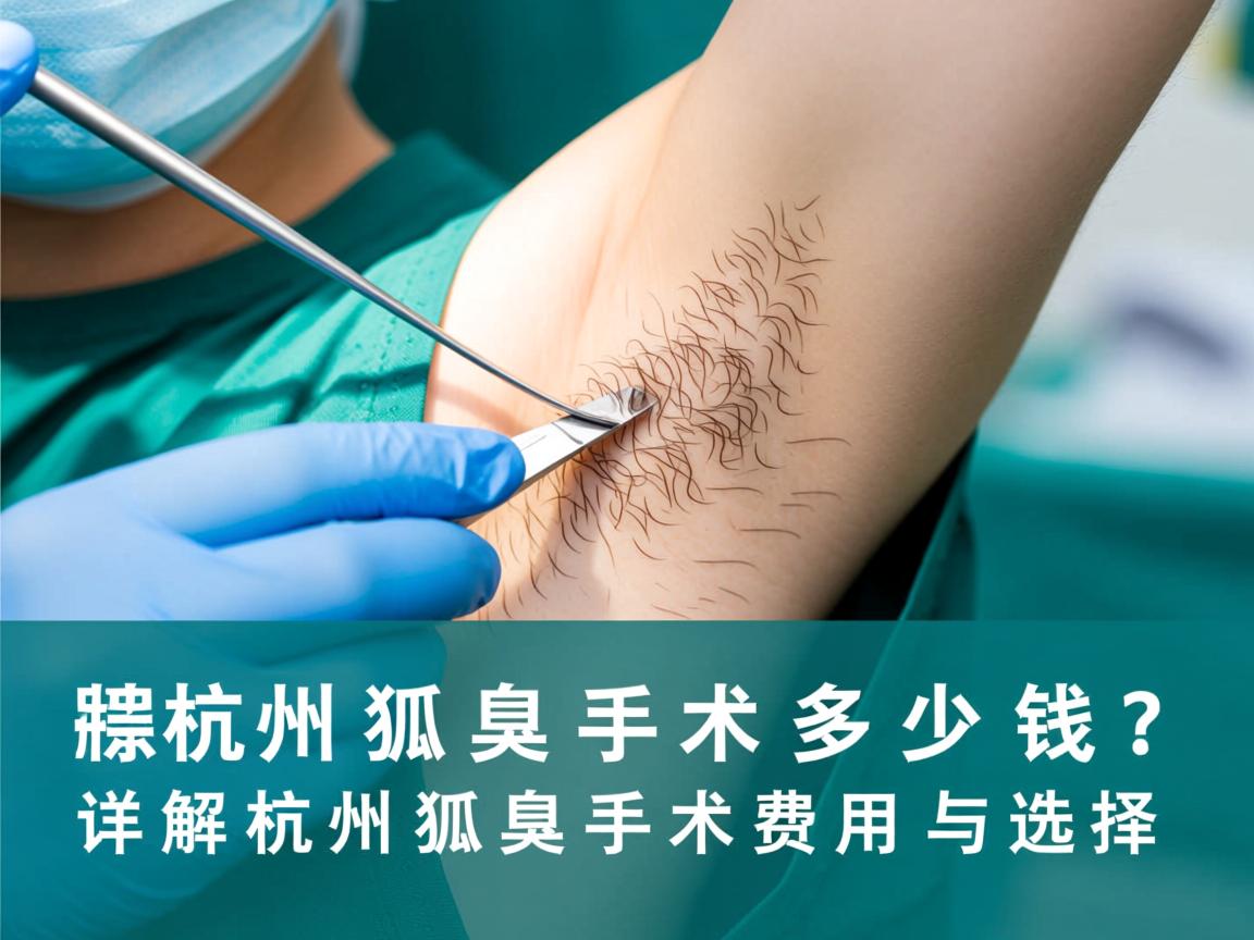杭州狐臭手术多少钱?详解杭州狐臭手术费用与选择 杭州狐臭手术多少钱?详解杭州狐臭手术费用与选择