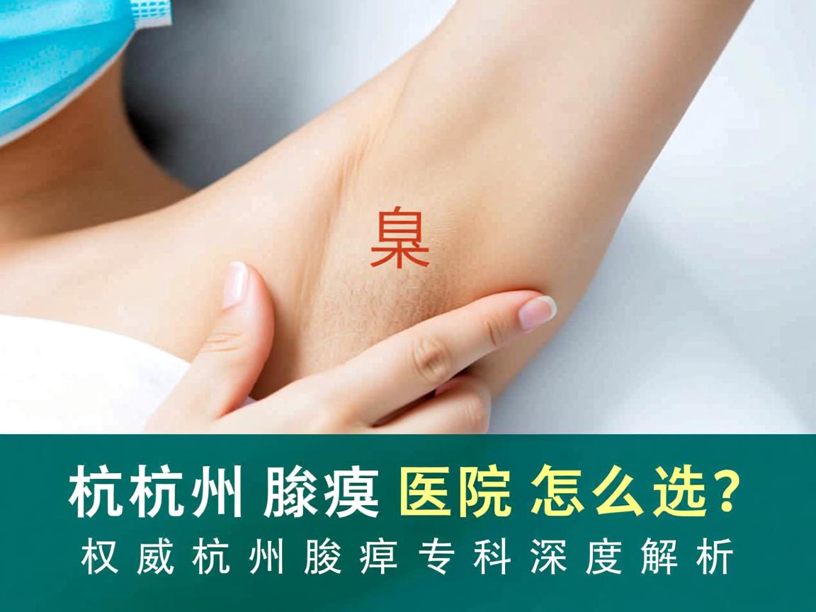 杭州腋臭医院怎么选?权威杭州腋臭专科深度解析 杭州腋臭医院怎么选?权威杭州腋臭专科深度解析