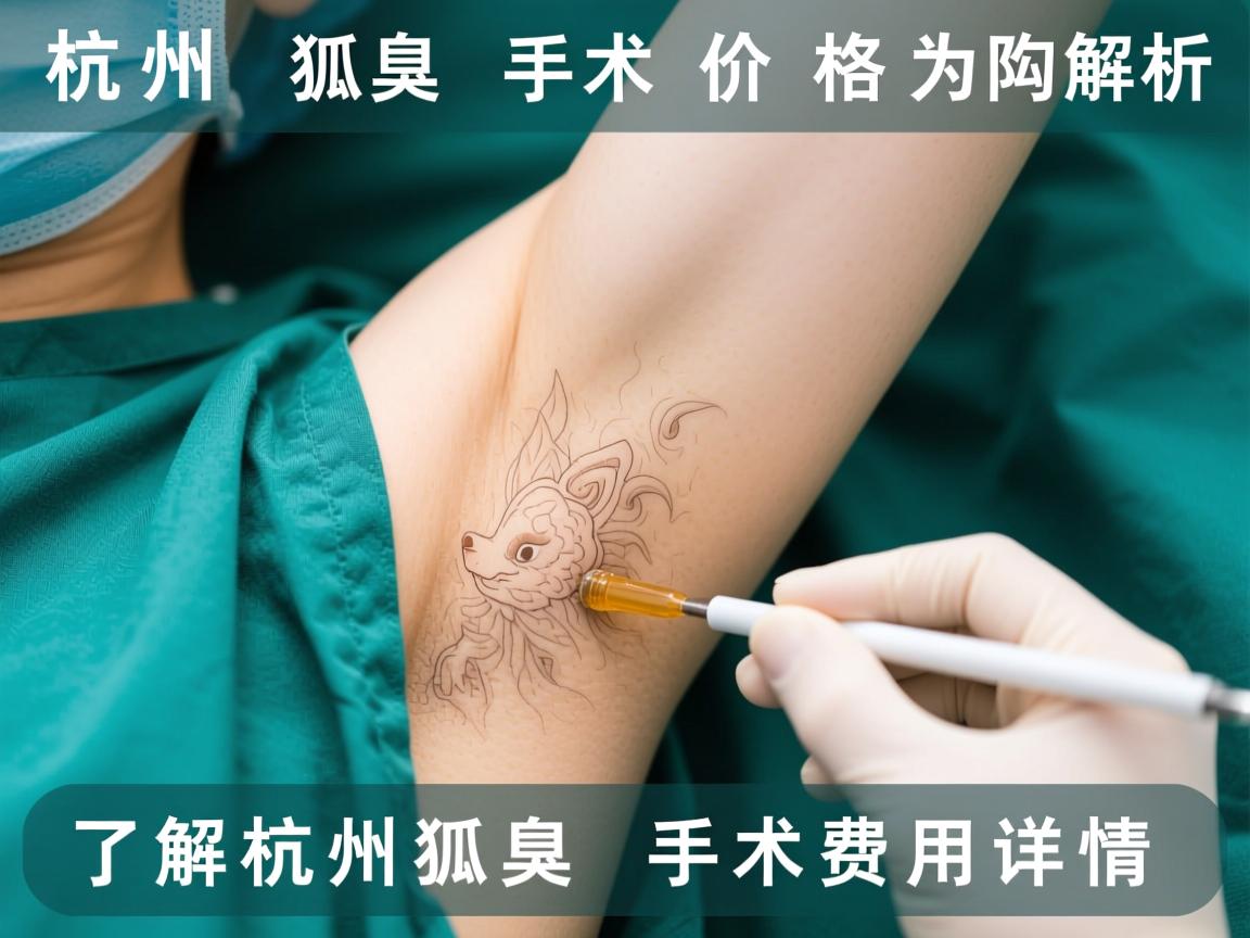 杭州狐臭手术价格解析,了解杭州狐臭手术费用详情 杭州狐臭手术价格解析,了解杭州狐臭手术费用详情