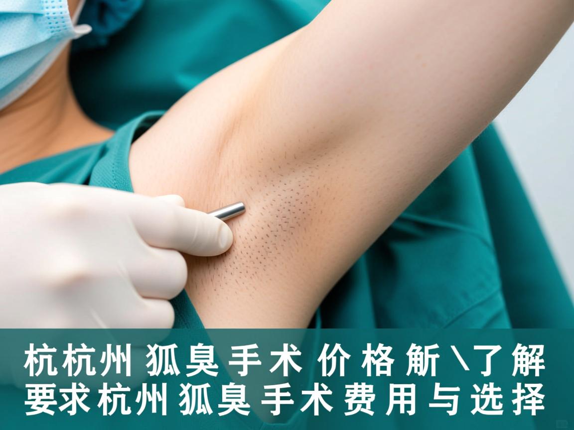 杭州狐臭手术价格解析,了解杭州狐臭手术费用与选择 杭州狐臭手术价格解析,了解杭州狐臭手术费用与选择