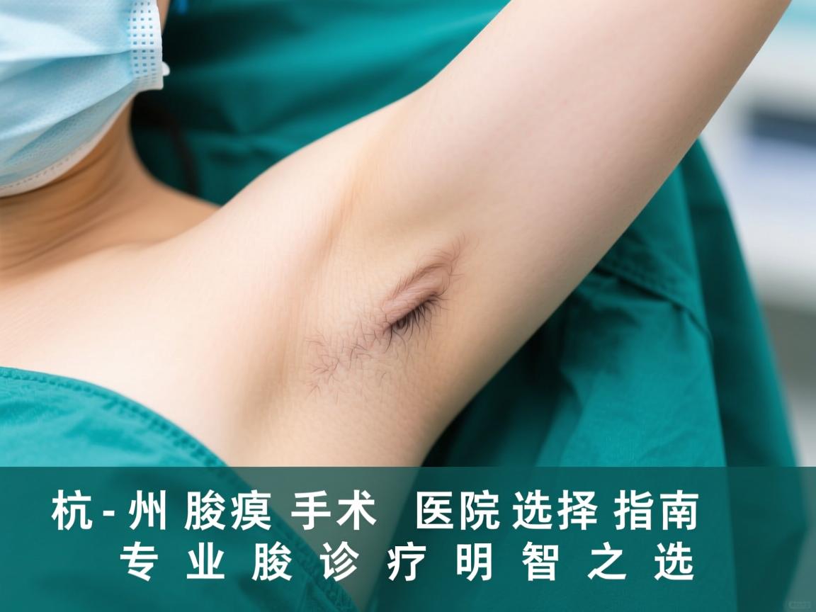 杭州腋臭手术医院选择指南,专业腋臭诊疗的明智之选 杭州腋臭手术医院选择指南,专业腋臭诊疗的明智之选