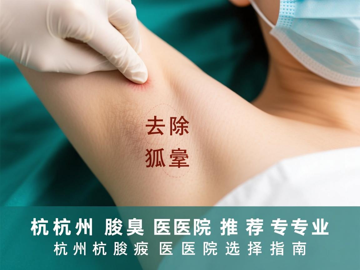杭州腋臭医院推荐，专业去除狐臭的杭州腋臭医院选择指南