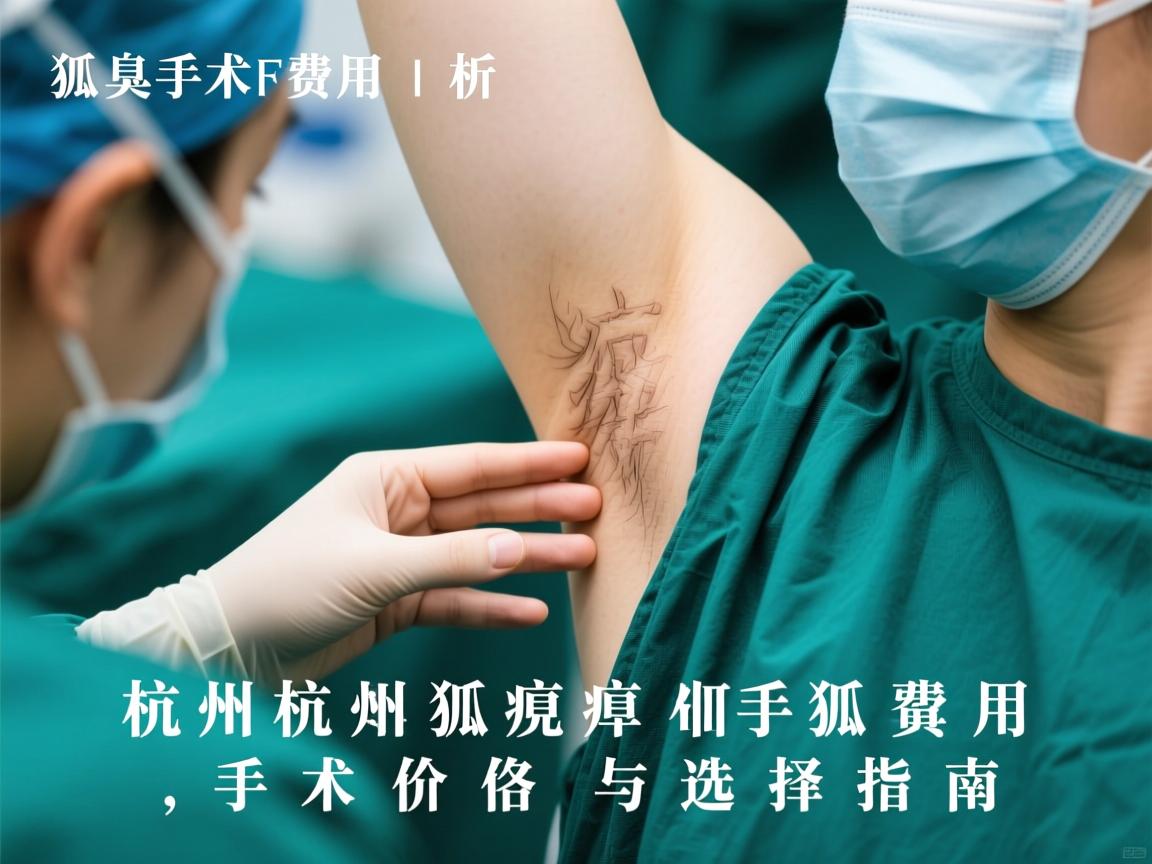 狐臭手术费用解析，杭州狐臭手术价格与选择指南