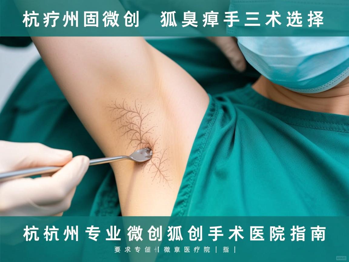 杭州微创狐臭手术选择,杭州专业微创狐创手术医院指南 杭州微创狐臭手术选择,杭州专业微创狐创手术医院指南