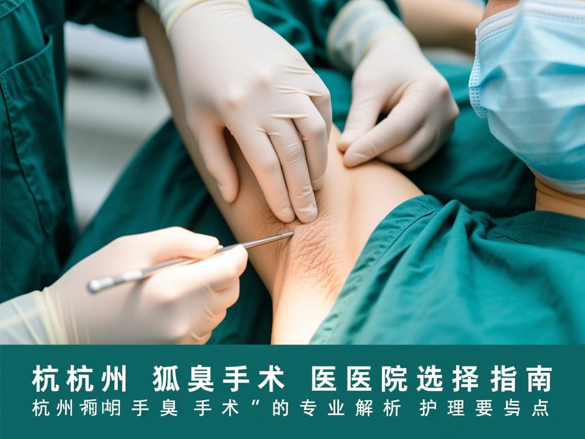杭州狐臭手术医院选择指南，杭州狐臭手术的专业解析与护理要点