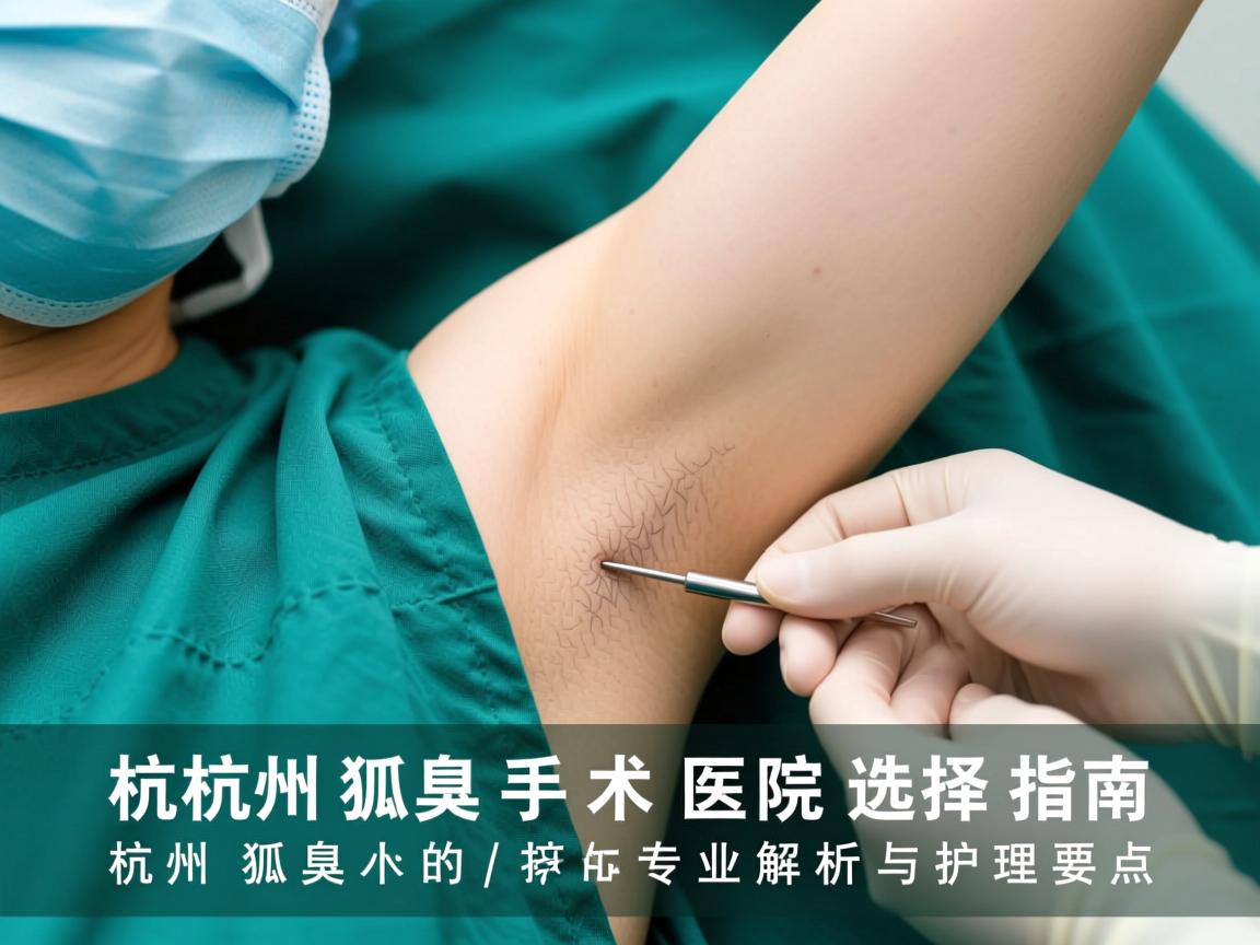 杭州狐臭手术医院选择指南，杭州狐臭手术的专业解析与护理要点