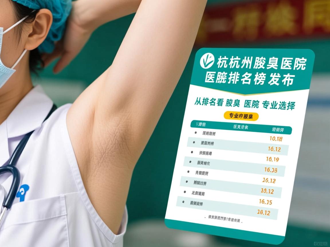 杭州腋臭医院排名榜发布,从排名榜看腋臭医院专业选择 杭州腋臭医院排名榜发布,从排名榜看腋臭医院专业选择
